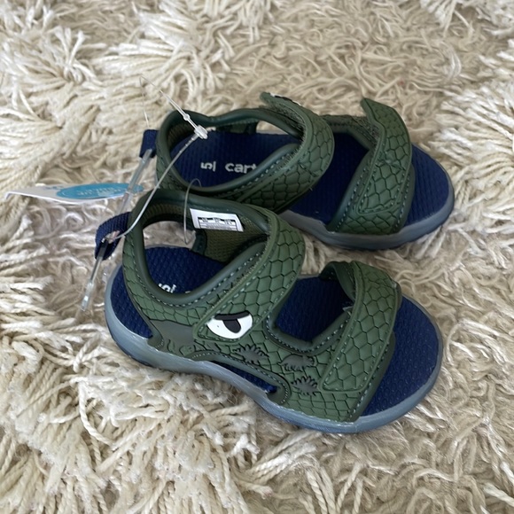 Carters light up Dino sandals size 5 - Picture 1 of 7